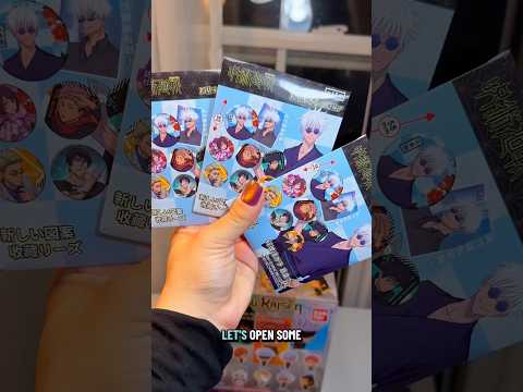 Got some jjk merch ✨ #fyp #animeshorts #jjk #jujutsukaisen #blindbag #gojo #gojosatoru #short #viral