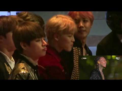 BTS REACTION TO WIZ KHALIFA YW&F AND SEE YOU AGAIN MAMA 201