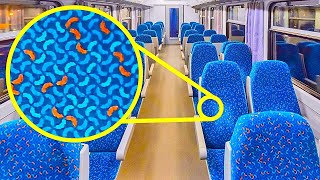 Настоящая причина узорчатых сидений в автобусах и другие 10 секретов