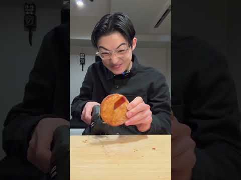 【食レポ】前歯では食べれない日本一堅いせんべい食べてみた #煎餅