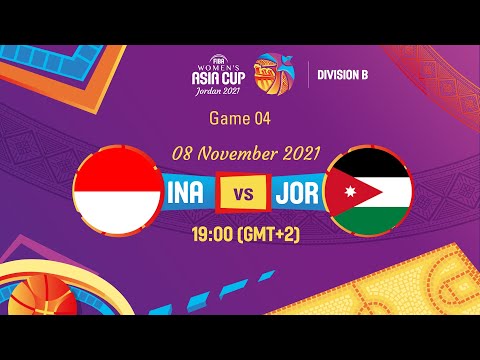 Indonesia v Jordan | Full Game - FIBA Women's Asia Cup 2021 - Division B