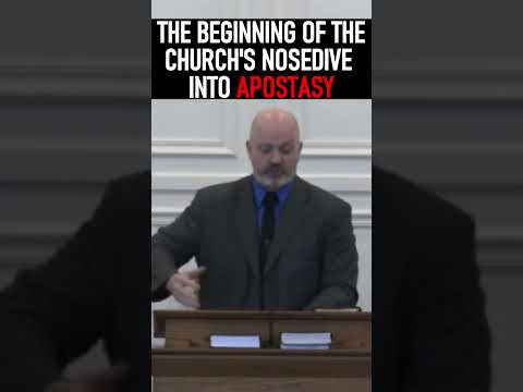 Beginning of the Church's Nosedive into Apostasy - Reverend Patrick Hines Sermon #shorts #history