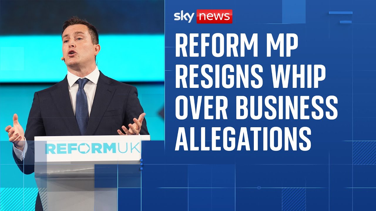 Reform MP suspends himself from party over allegations around his business affairs
