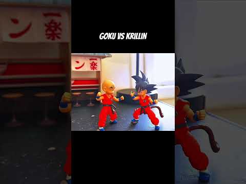 Battle Of The Kids #dragonball #goku #krillin #anime #toys #shorts #stopmotion #animeedit #fyp #pov