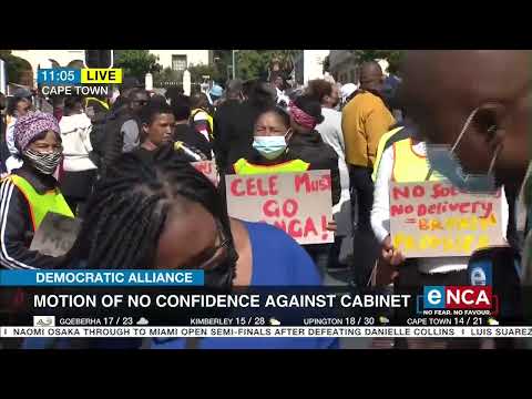 DA protests against Ramaphosa's cabinet