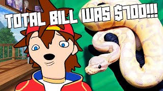 Kenji bought a $400 snake for his little brother