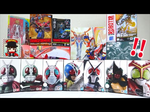 栄光の7人ライダー揃った！【ヲタファの購入報告】DX超合金バサラ機、METAL BUILD ゴッドガンダム、タローマン、AOTP ボルテックスなど！/ New toys coming !!