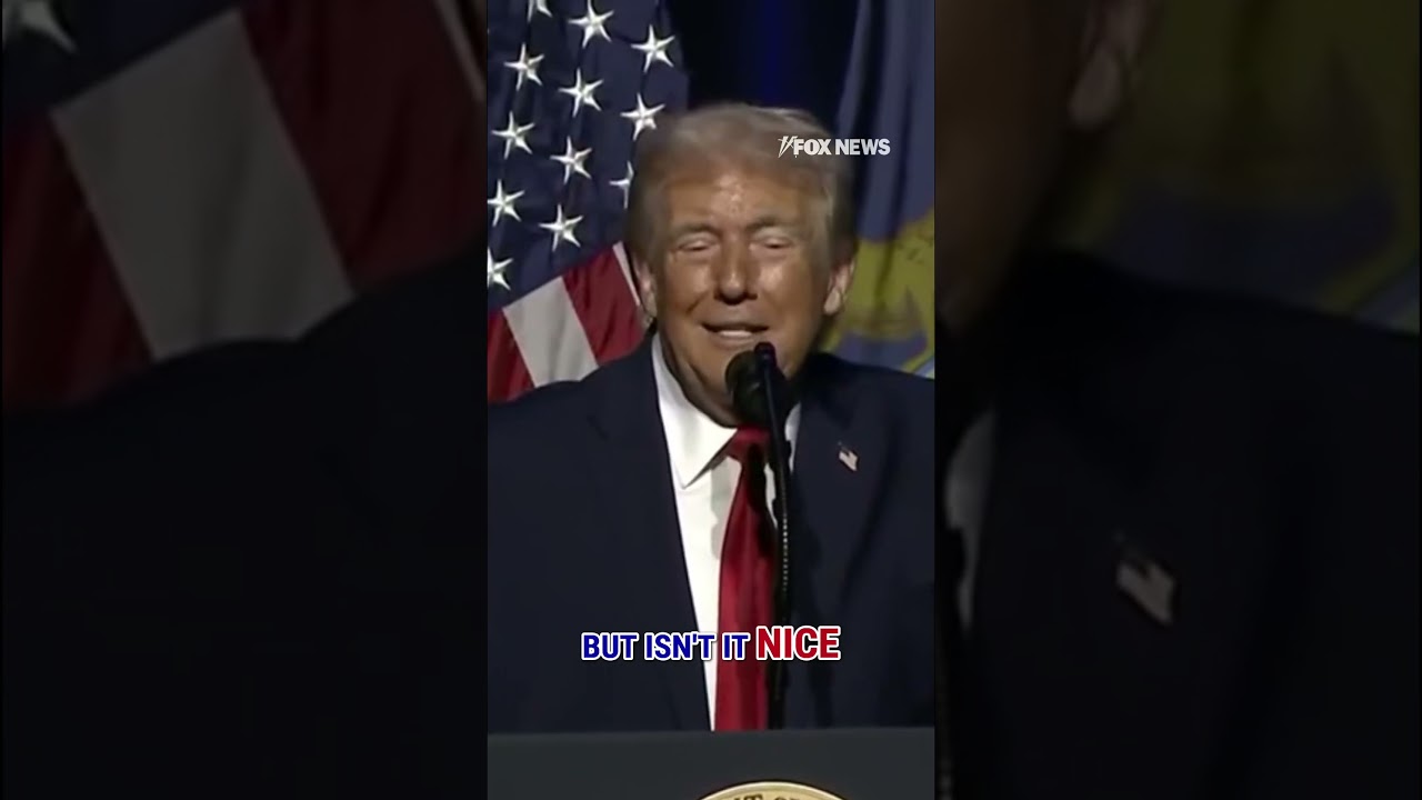 Trump: Isn't it nice to have a president that can go off teleprompter? #shorts #usa #trump #politics