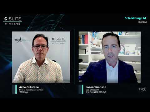 Jason Simpson, President & CEO, Orla Mining LTD. Filmed May 1, 2020 Jason Simpson, President & CEO, Orla Mining LTD. Filmed May 1, 2020