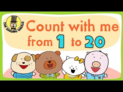 Upload mp3 to YouTube and audio cutter for Number song 120 for children  Counting numbers  The Singing Walrus download from Youtube