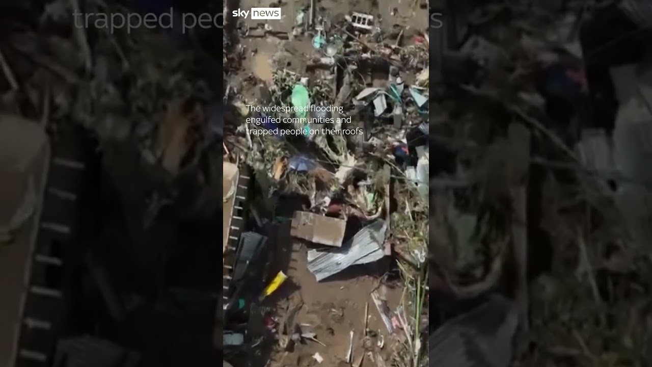 Entire towns flooded in the Philippines after typhoon