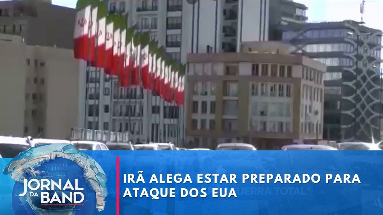 Irã afirma que qualquer ataque dos EUA será uma “Guerra total” | Jornal da Band