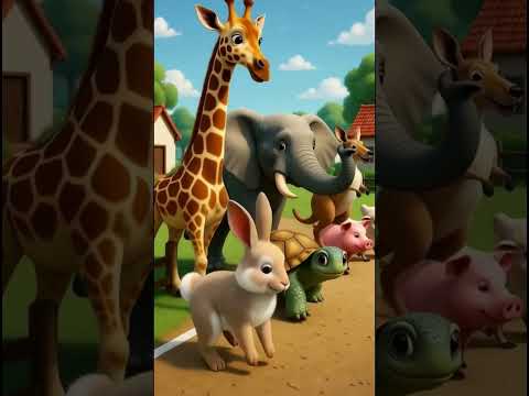 कछुए की जीत | एक मोटिवेशनल 3D कार्टून कहानी | Never Give Up Moral Story in Hindi #trending #shorts