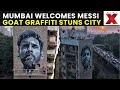 Messi In India LIVE: Messi Graffiti Unveiled in Mumbai Ahead of Star Footballer’s GOAT India Visit