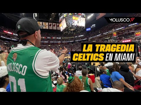 Molusco documenta su sufrimiento en derrota de Celtics vs Miami / LE ROBA POLLO A FANÁTICO ?