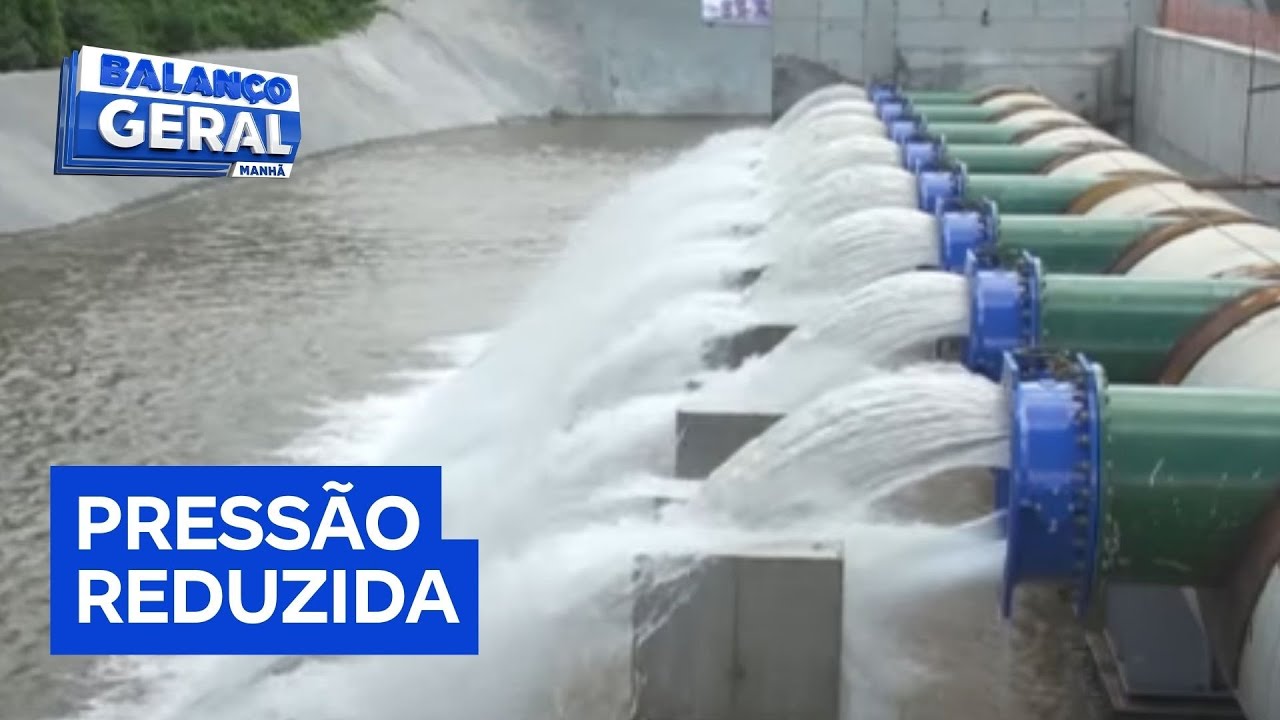 Companhia de Saneamento de SP reduz pressão da água