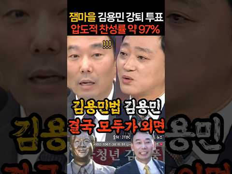 찬성률 무려 97%ㄷㄷ 잼마을 김용민 강퇴 <strong>투표</strong>