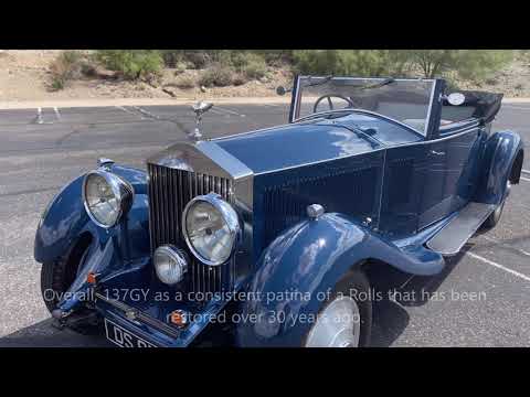 video 1930 Rolls-Royce Phantom II DHC
