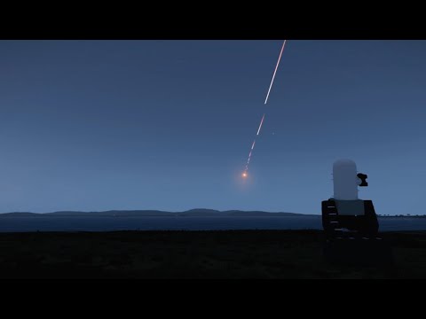 トマホーク(Tomahawk Cruise Missile)がCIWS(Phalanx)に撃墜される瞬間 巡航ミサイル