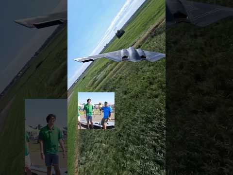 Marius ROLLS his MASSIVE CARF B2 Spirit Stealth Bomber RC jet at
#AIRMEET2024 TWICE! #rcjet