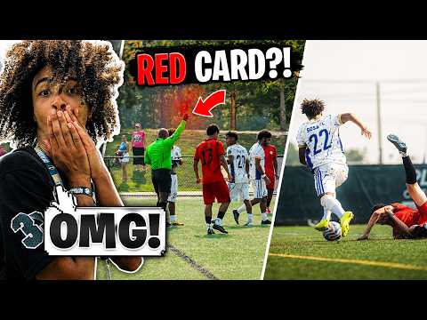 HE GOT A RED CARD FOR THIS?!