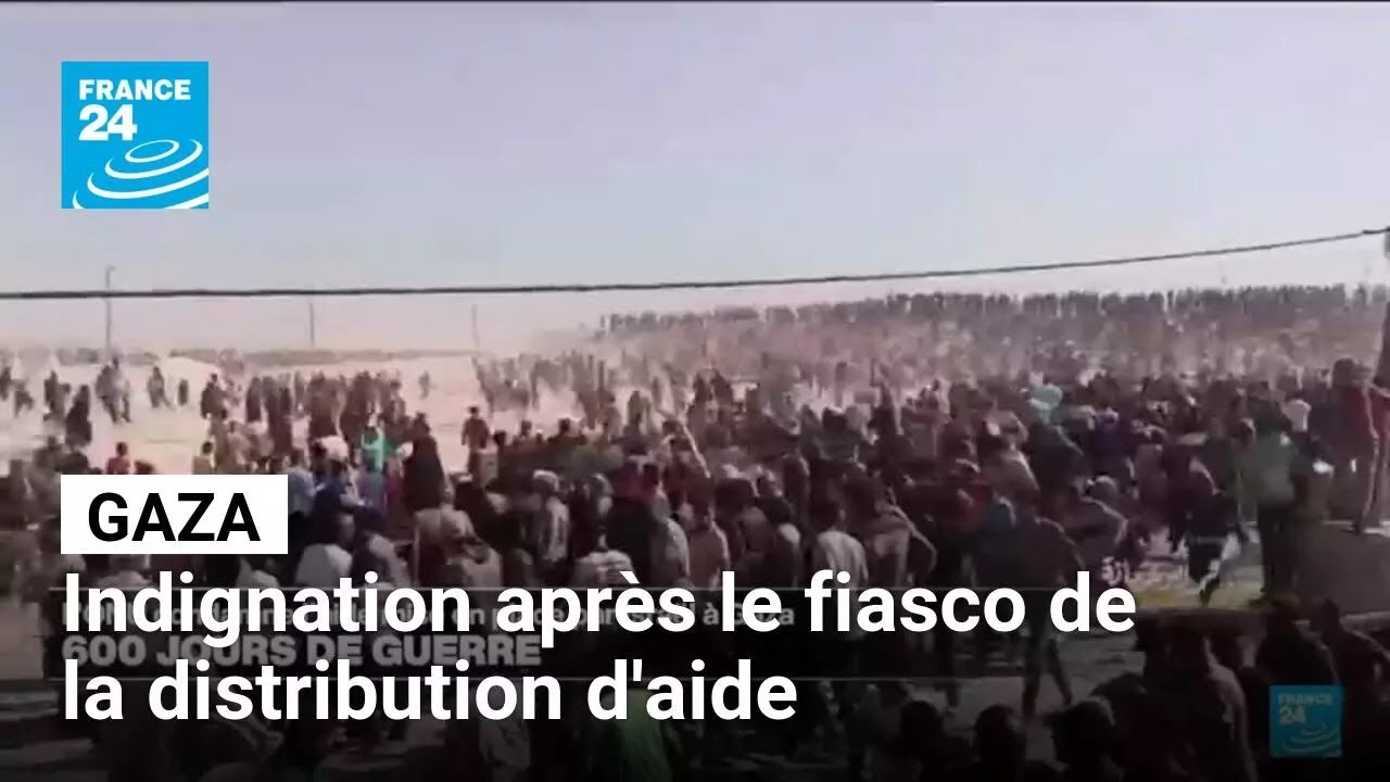 Gaza : indignation après le fiasco de la distribution d'aide humanitaire • FRANCE 24