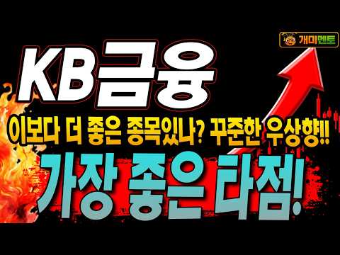 [<strong>KB금융</strong> 주가전망] 이보다 더 좋은 종목있나? 매수 타점은 언제?
