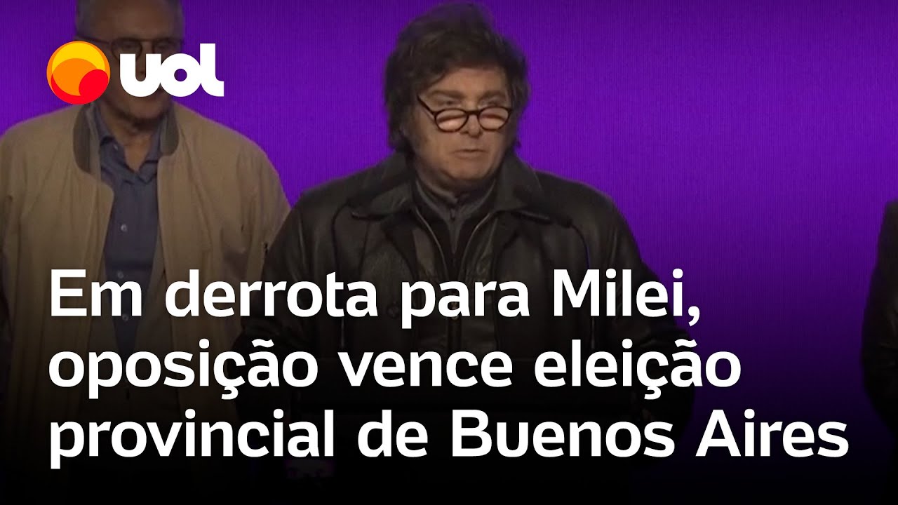 Argentina governo Milei sofre derrota nas eleições legislativas de Buenos Aires peronistas vencem