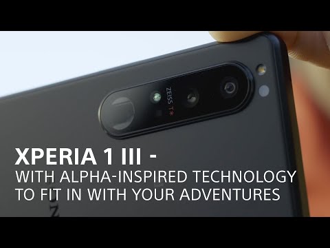 Xperia 1 III – with Alpha-inspired technology to fit in with your adventures