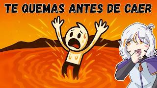 ¿QUE TE PASA SI CAES EN LAVA? 🌋💀 (SEGUN LA CIENCIA)