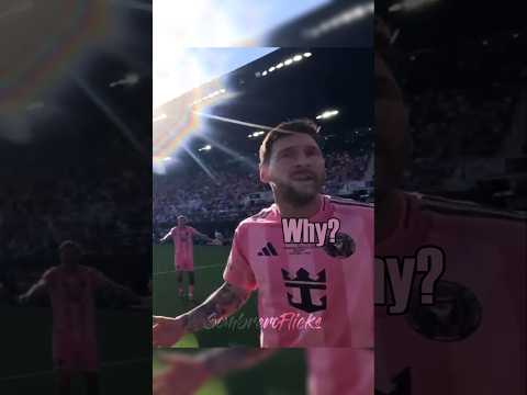 Messi speaking ENGLISH in MLS Cup final
