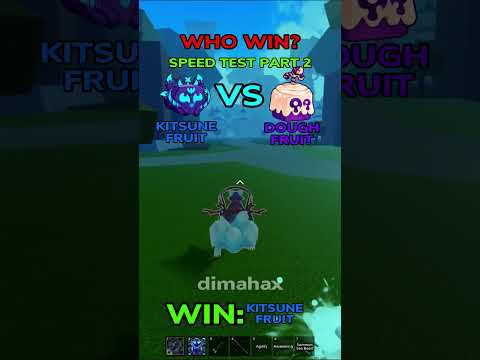KITSUNE SPEED TEST PART 2💗💗🏃‍♂️💨 #bloxfruts #bloxfruits#speedtest #kitsune