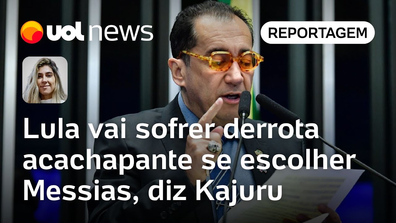 Lula vai sofrer derrota acachapante se indicar Messias ao STF diz Kajuru | Letícia Casado