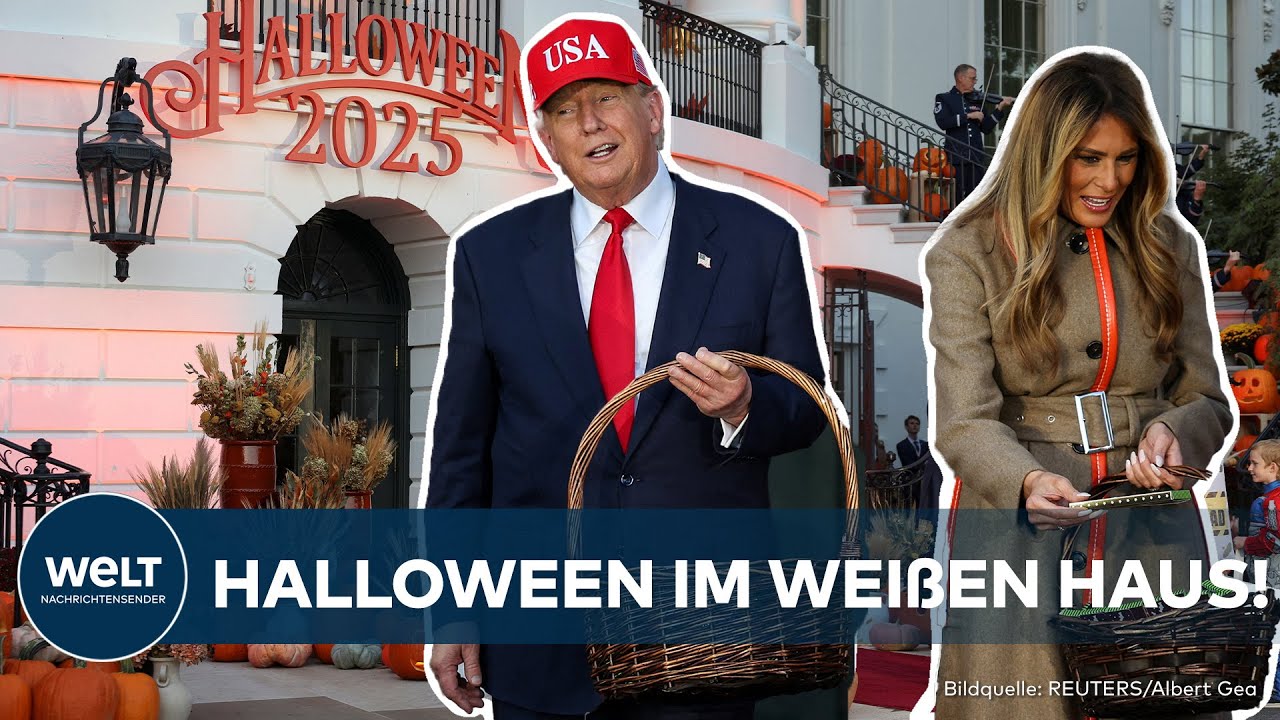 HALLOWEEN IM WEISSEN HAUS: US-Präsident Trump lädt Kinder zur Halloween-Feier in Washington ein!