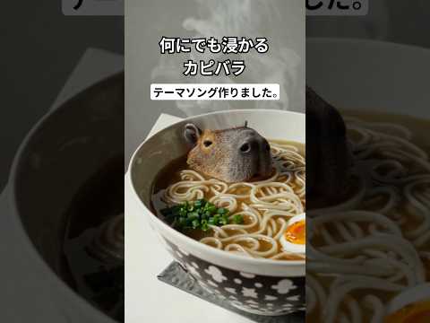 『何にでも浸かるカピバラ』テーマソング