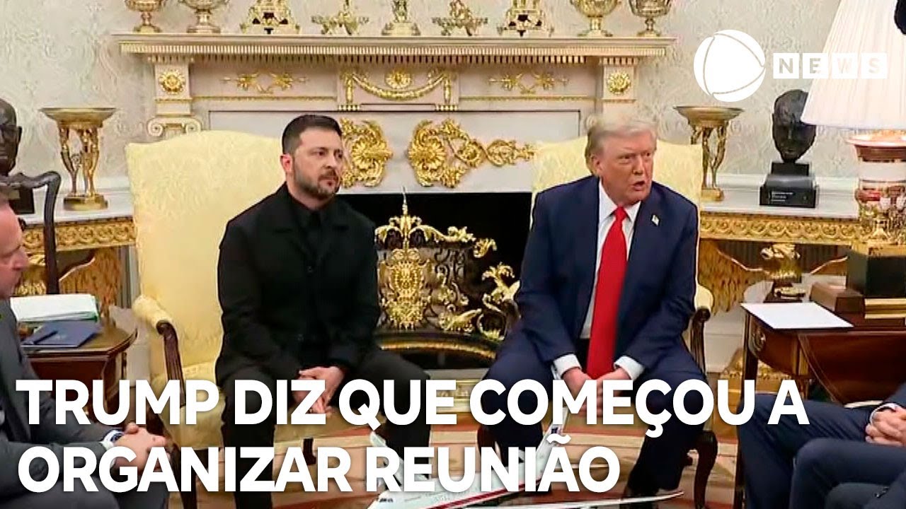 Trump diz que começou a organizar reunião trilateral