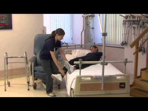 Total Hip Replacment Bed Mobility Transfer Pt Skills