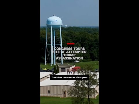 Drone video: Congress tours site of attempted Trump assassination