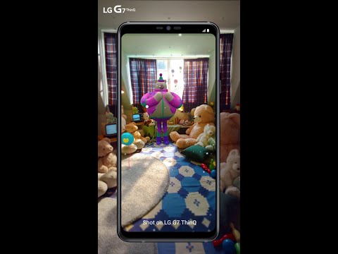 LG G7 ThinQ: Let's find AR stickers (Kidsroom)