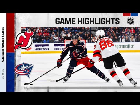 Devils @ Blue Jackets 3/1 | NHL Highlights 2022 video clip