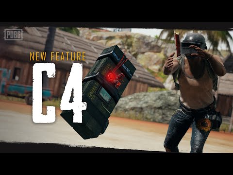 【PUBG】新規投擲武器 C4