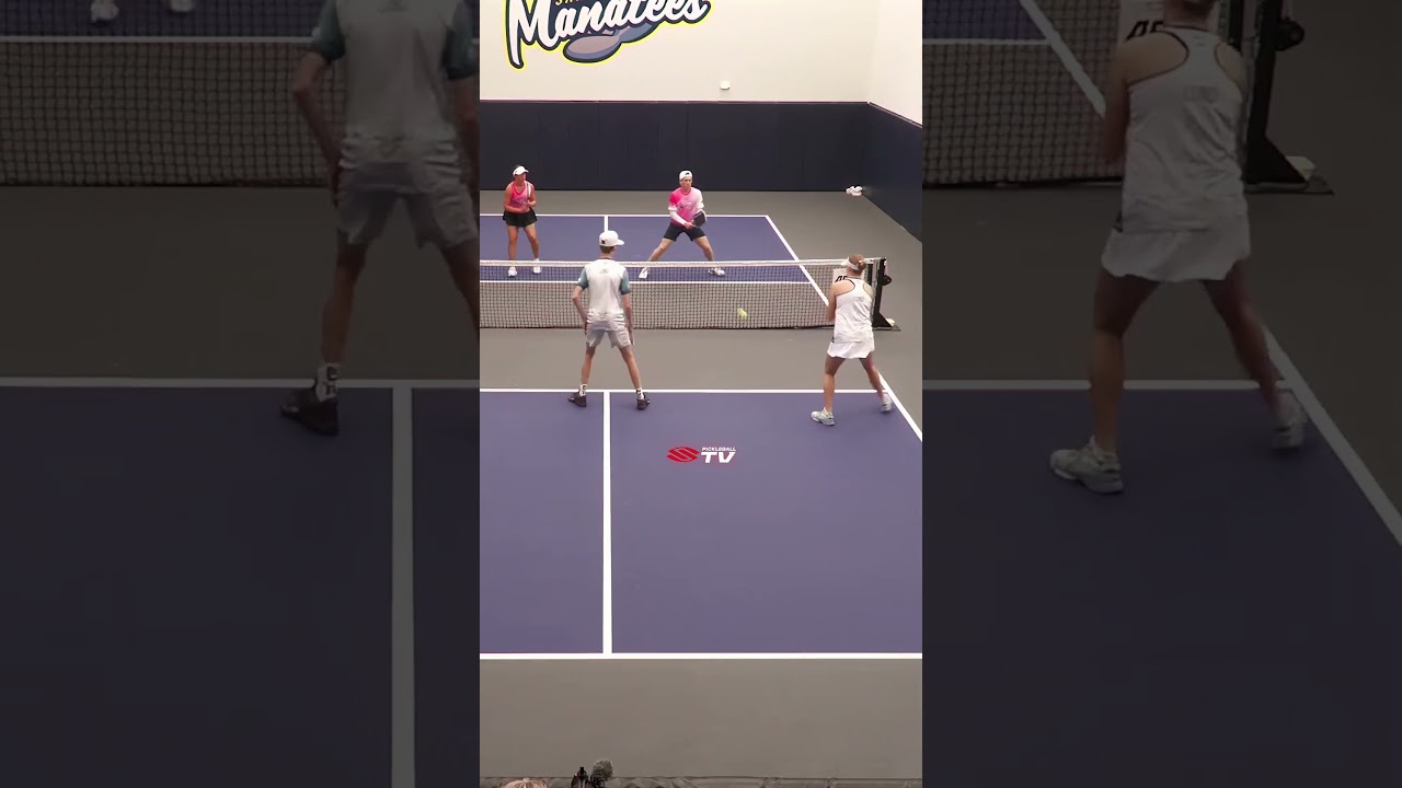 Just a casual baseline laser at the All Florida Pickleball League 😎 #pickleball #pickleballislife