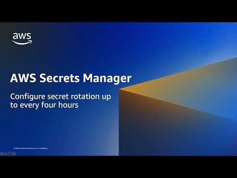 AWS Secrets Manager - Rotate secrets up to every four hours