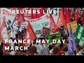 LIVE: French labor unions join May Day march in Paris