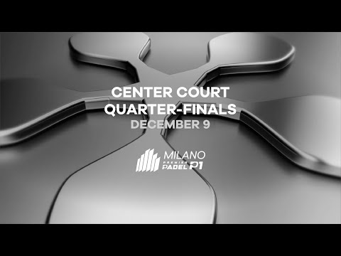 (Replay - Part 2) Milano Premier Padel P1: Center Court Allianz Cloud 🇪🇸 (December 9th)