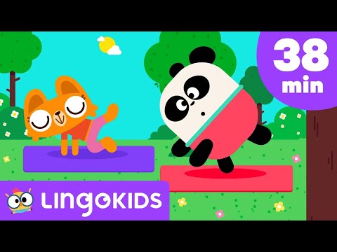 Yoga for Kids 🧘💙 Practice in Family during Summer Games with Lingokids