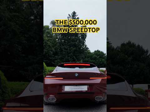 BMW Speedtop M8 Engine and $500,000 PRICE
