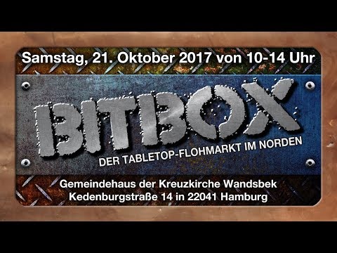 Teaser: BITBOX NORD am 21. Oktober 2017 (Tabletop-Flohmarkt, TWS)