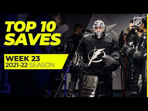 Top 10 Saves from Week 23 | 2021-22 NHL Season