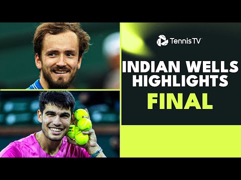 Carlos Alcaraz vs Daniil Medvedev For The Title 🏆 | Indian Wells 2023 Final Highlights